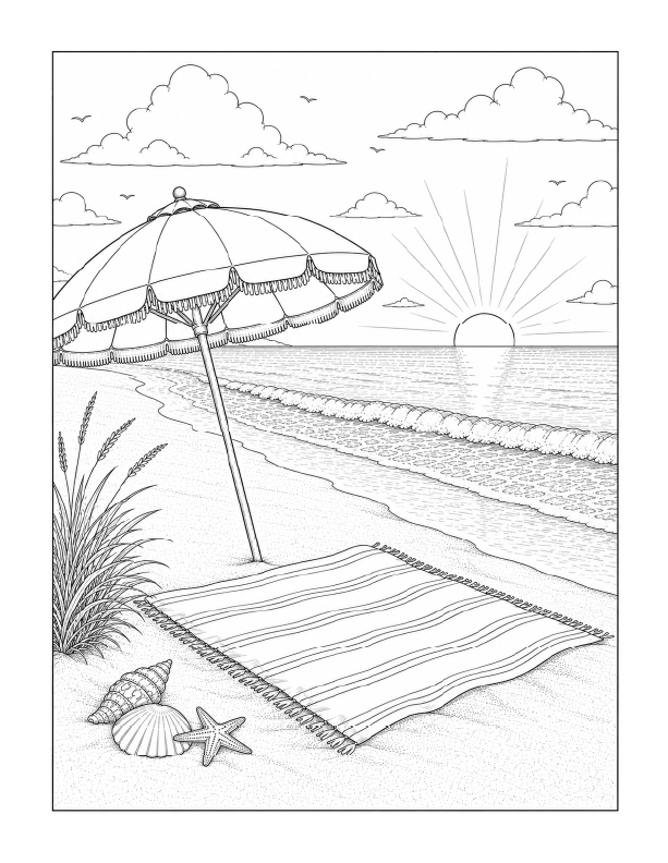 Free printable nature coloring pages