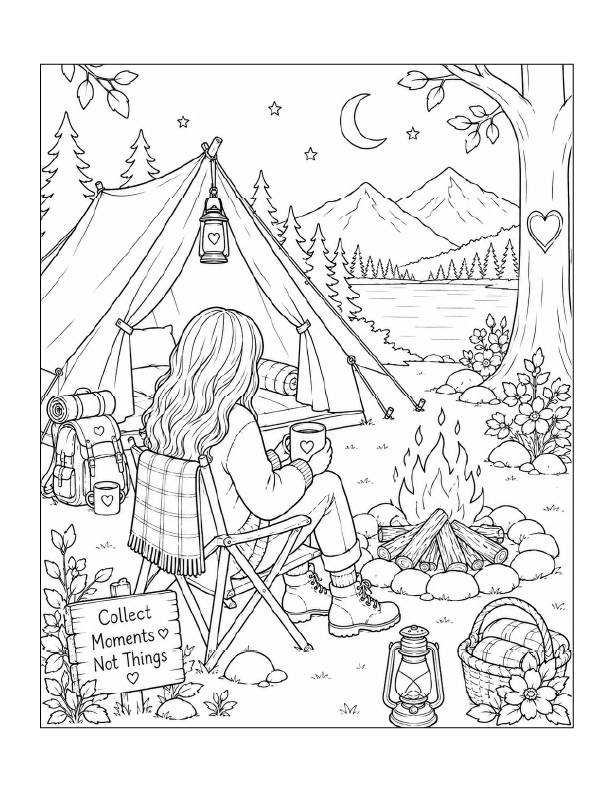 Free printable nature coloring pages